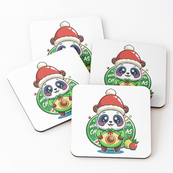 Item preview, Panda And Avocado - Funny Christmas Design designed and sold by Svenniibee.