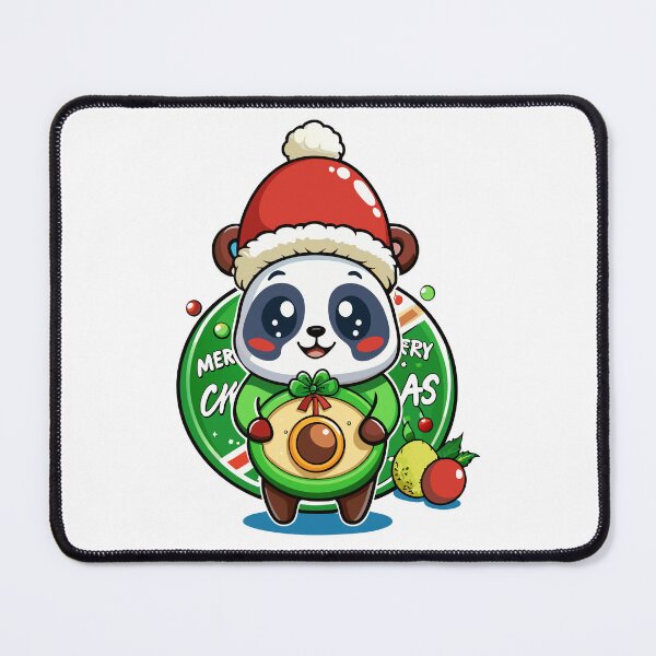 Item preview, Panda And Avocado - Funny Christmas Design designed and sold by Svenniibee.