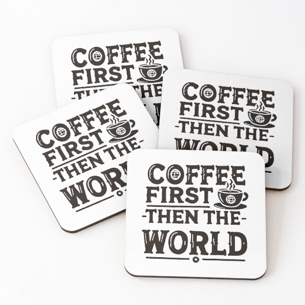 Item preview, Coffee First - Funny Saying For Coffee Lovers designed and sold by Svenniibee.