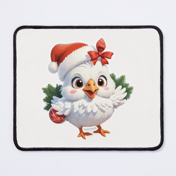 Item preview, Christmas Cartoon Chicken designed and sold by Krieghorn.