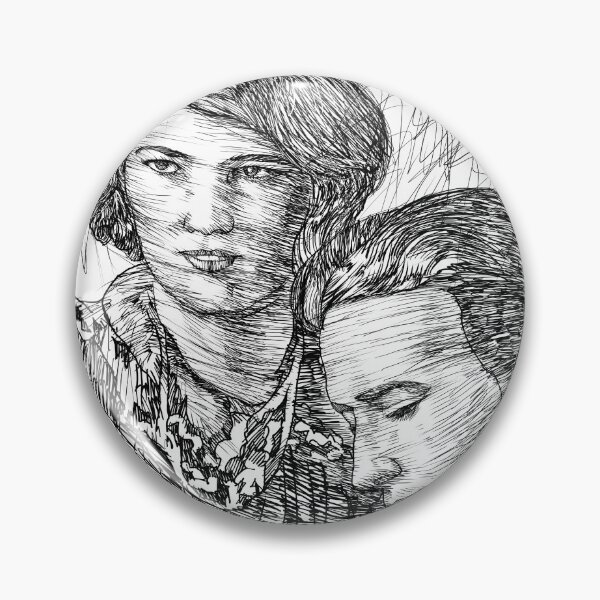 Item preview, ZELDA and F. SCOTT FITZGERALD ink portrait .3 designed and sold by lautir.