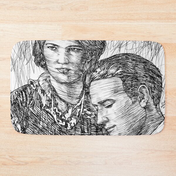 Item preview, ZELDA and F. SCOTT FITZGERALD ink portrait .3 designed and sold by lautir.