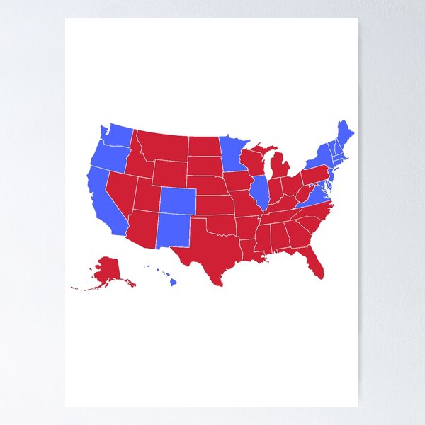 Item preview, 2024 US Presidential Election Results  Trump vs Harris designed and sold by Color Toonix.