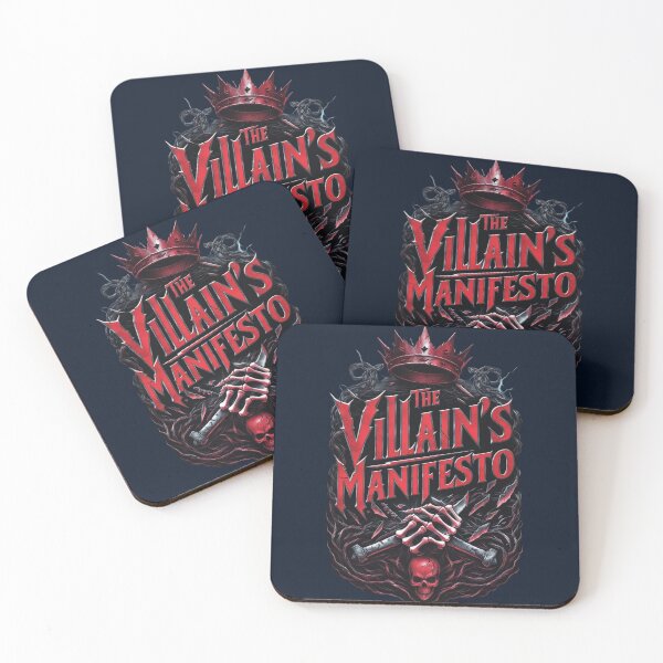 Item preview, The Villain’s Manifesto – Bold Gothic Design designed and sold by Maverick Spirit.
