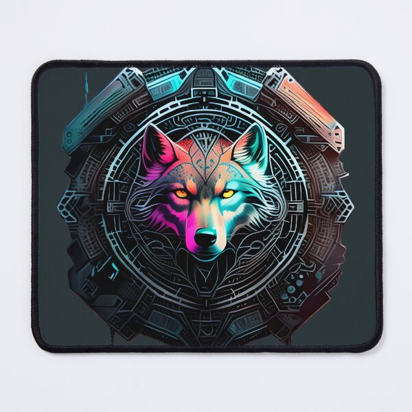 Item preview, Tribalpunk Wolf designed and sold by Chubuter.