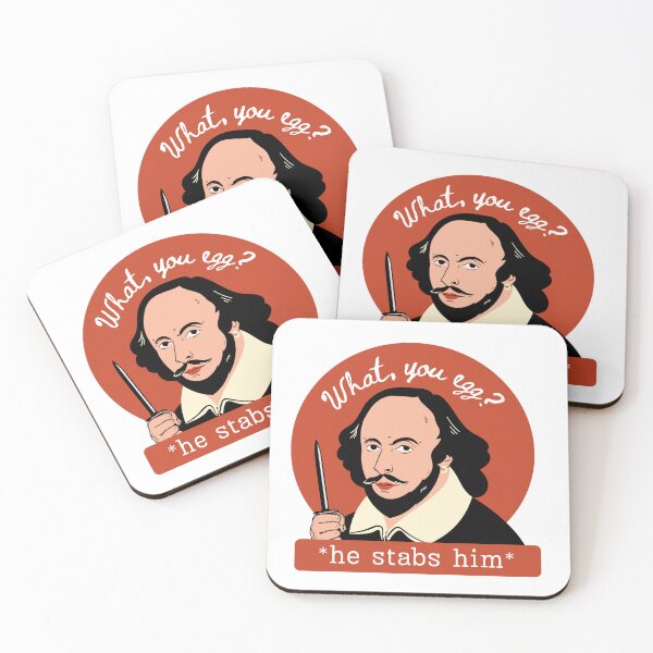 Item preview, What you egg? he stabs him - Shakespeare quote designed and sold by bookloversclub.