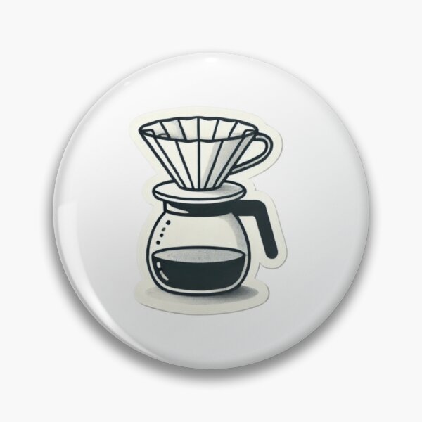 Item preview, Cartoon Filter Coffee Mocha Pot designed and sold by ArtQueen777.