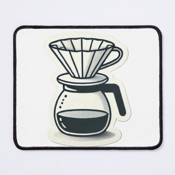 Item preview, Cartoon Filter Coffee Mocha Pot designed and sold by ArtQueen777.