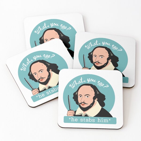 Item preview, What you egg? he stabs him - Shakespeare quote designed and sold by bookloversclub.