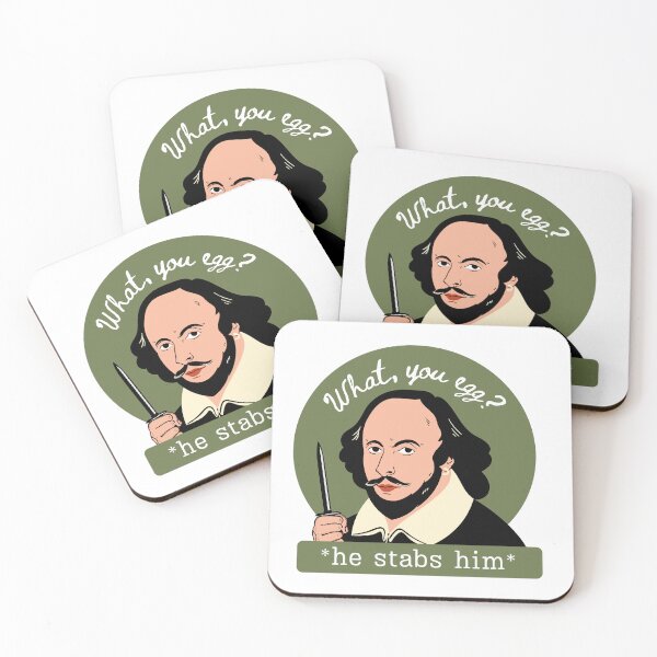 Item preview, What you egg? he stabs him - Shakespeare quote designed and sold by bookloversclub.