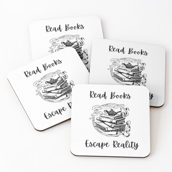 Item preview, Read Books, Escape Reality designed and sold by Kindred & Thistle.