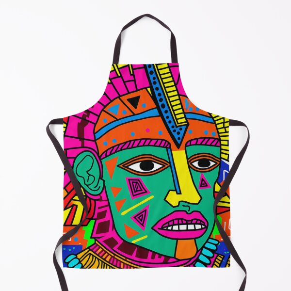 Item preview, Surreal Aztec Warrior designed and sold by patternshoprad.