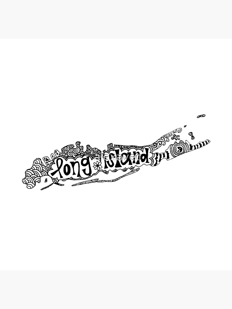 Hipster Long Island Outline by alexavec