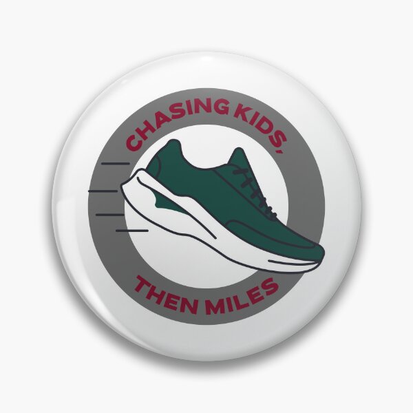 Item preview, Chasing Kids, Then Miles parent running design designed and sold by Ink & Fabric.