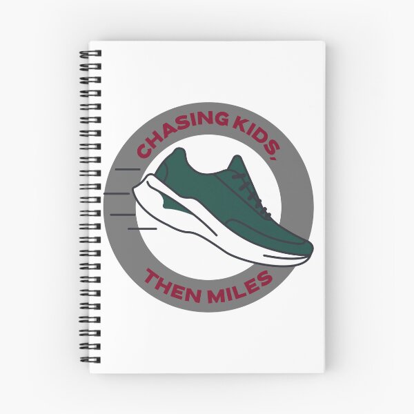 Item preview, Chasing Kids, Then Miles parent running design designed and sold by Ink & Fabric.