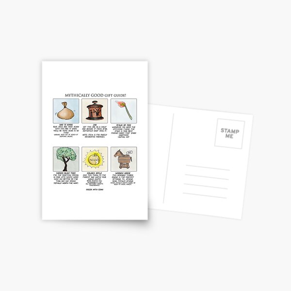 Item preview, Mythically Good Gift Guide - ancient greek mthyhology comic designed and sold by GreekMythComix.