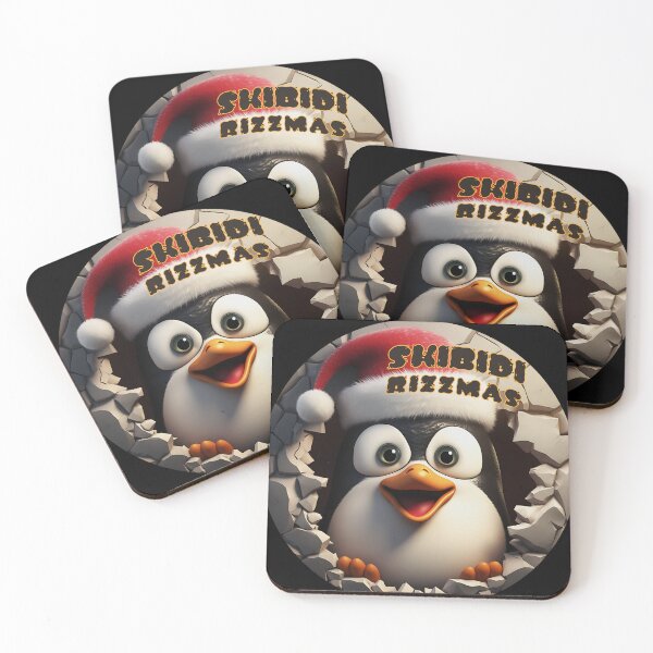 Item preview, Skibidi Rizzmas Penguin funny designed and sold by Klaudesign.