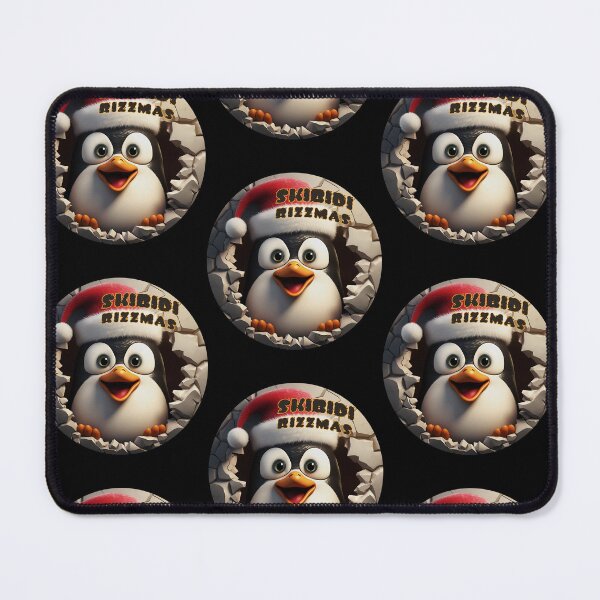 Item preview, Skibidi Rizzmas Penguin funny designed and sold by Klaudesign.