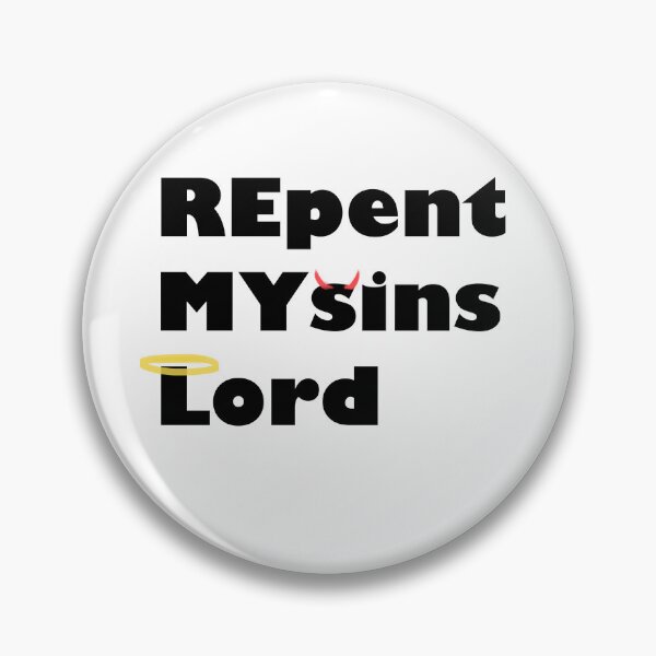 Aperçu de l'œuvre Repens-toi de mes péchés, Seigneur créée et vendue par Wish Design.