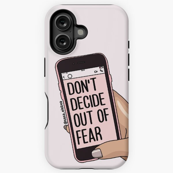 Item preview, Don't decide out of fear by Sasa Elebea designed and sold by Sabrina Brugmann.