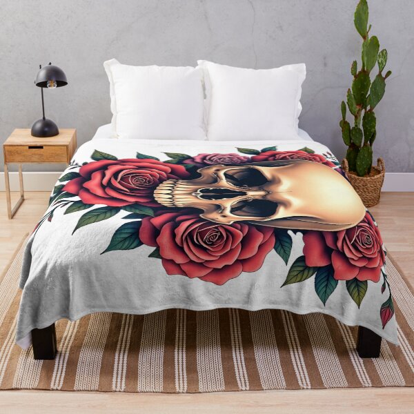 Item preview, Skull and roses designed and sold by Sopilka.
