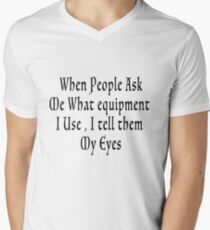 My eyes- blk Men's V-Neck T-Shirt