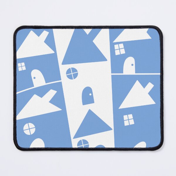 Item preview, Abstract blue house art designed and sold by Monddesign333.