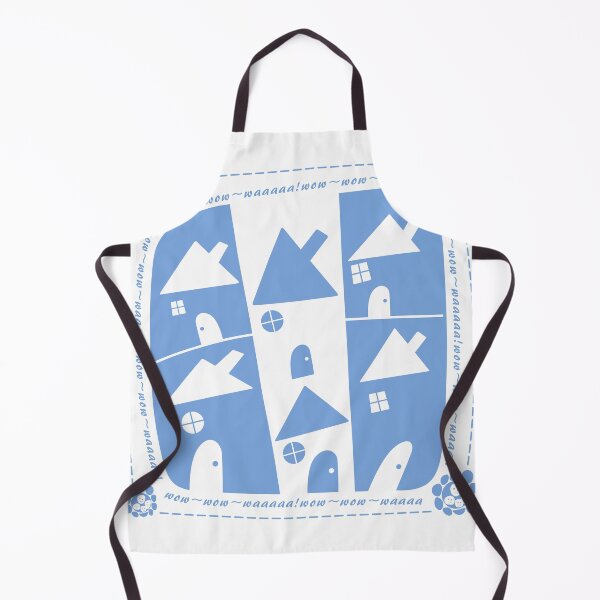 Item preview, Abstract blue house art designed and sold by Monddesign333.