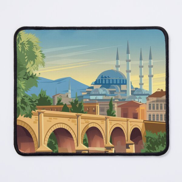 Item preview, AdanaVintage Travel Poster designed and sold by TravelerRat.