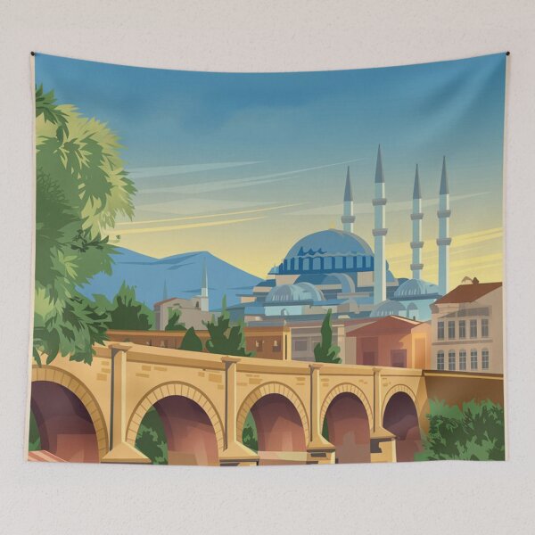 Item preview, AdanaVintage Travel Poster designed and sold by TravelerRat.