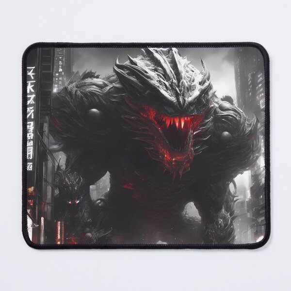 Item preview, Epic Alien Monster in Dystopian Futuristic City designed and sold by MystiqSlav.