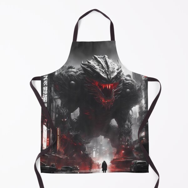 Item preview, Epic Alien Monster in Dystopian Futuristic City designed and sold by MystiqSlav.