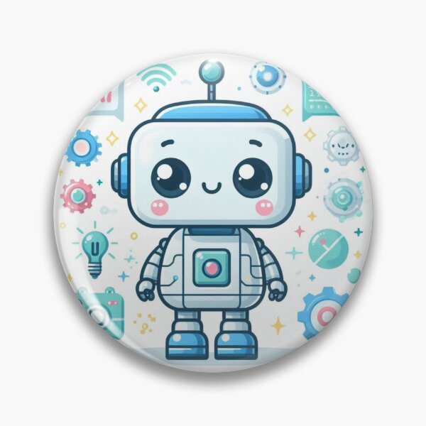Item preview, The Power of AI, cute ai robot designed and sold by nicnacc.