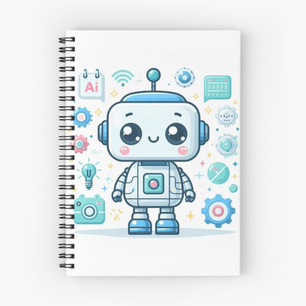 Item preview, The Power of AI, cute ai robot designed and sold by nicnacc.