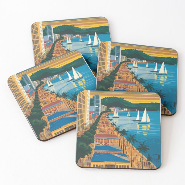 Item preview, Porto Alegre Vintage Travel Poster designed and sold by TravelerRat.