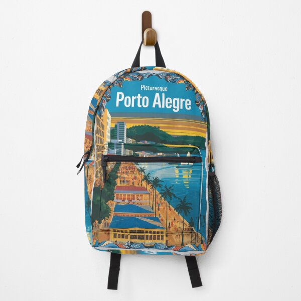 Item preview, Porto Alegre Vintage Travel Poster designed and sold by TravelerRat.