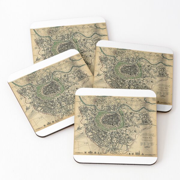 Item preview, Vintage Map of Vienna Austria Vienna map  Austria designed and sold by AddlPoolart.