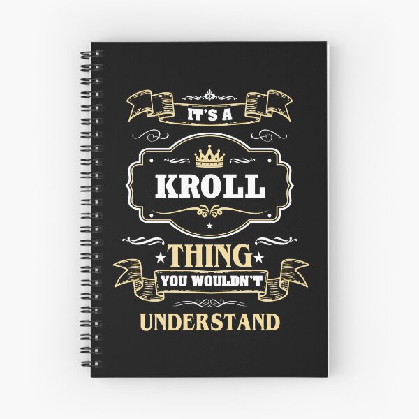 Item preview, It Is A Kroll Thing You Wouldn't Understand Kroll Name Shirt designed and sold by Zanden-zo.