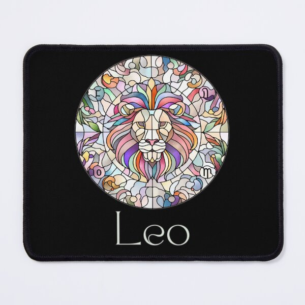 Item preview, Leo Horoscope Sign - Zodiac Stained Glass designed and sold by DreamsArtwear.