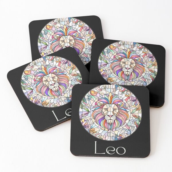 Item preview, Leo Horoscope Sign - Zodiac Stained Glass designed and sold by DreamsArtwear.