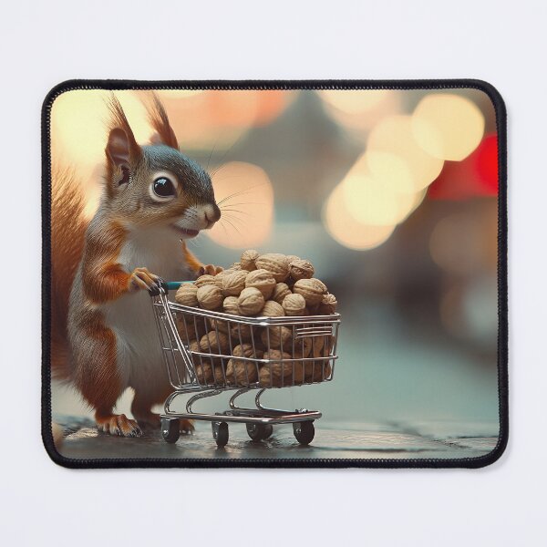 Item preview, Shopping squirrel designed and sold by Lewis-mart.