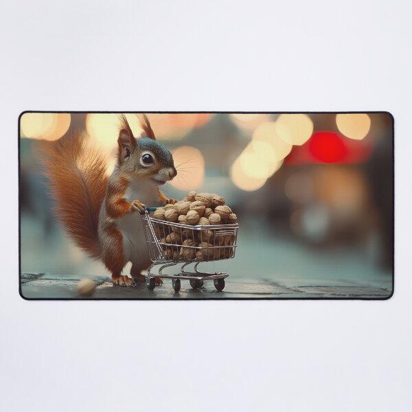 Item preview, Shopping squirrel designed and sold by Lewis-mart.
