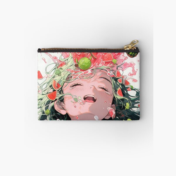 Item preview, Refreshing Lively Watermelon Splash Anime Girl designed and sold by bubblegoth.