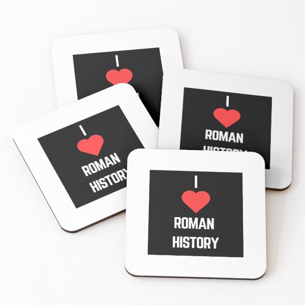 Item preview, I <3 Roman History (Red Heart) designed and sold by Sticker Heaven!.