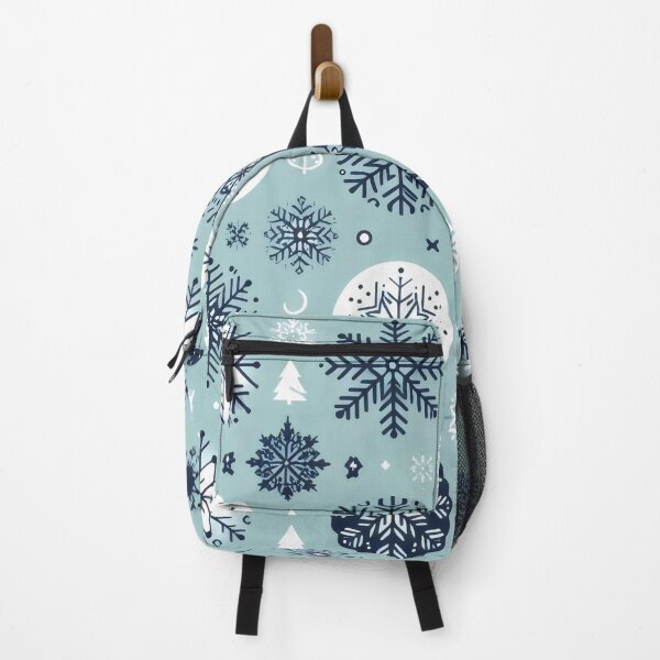 Item preview, Minimalist Blue Snowflake Pattern designed and sold by Coffee Lifestyle.