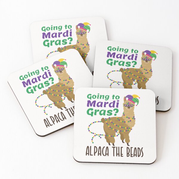 Item preview, Going to Mardi Gras?  Alpaca the Beads designed and sold by jaygo.
