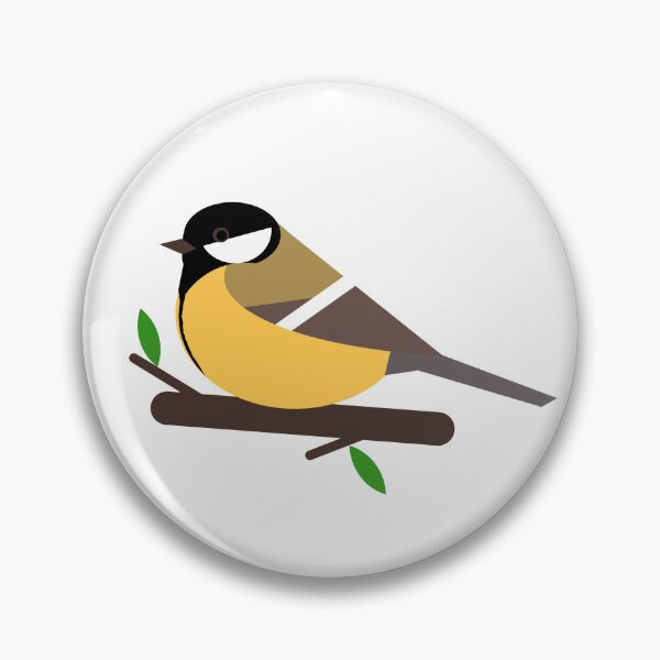 Item preview, Cute great tit bird - birds in my garden designed and sold by mikistudio.