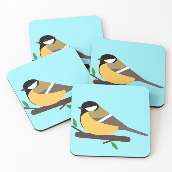 Item preview, Cute great tit bird - birds in my garden designed and sold by mikistudio.