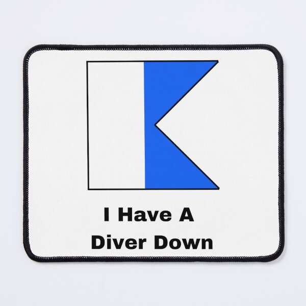 Item preview, Alpha naval flag code designed and sold by TideThreadsUK.