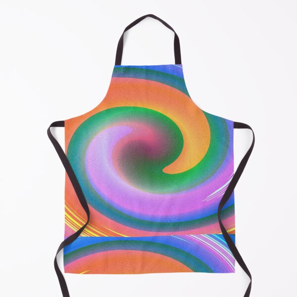 Item preview, Multicolor Vintage Spiral Design – Orange, Purple, Blue and Green with Texture designed and sold by AstronautMerch.